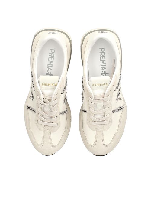 Cassie Var 7682 sneakers in leather, faux leather, and fabric PREMIATA | CASSIE VAR7682
